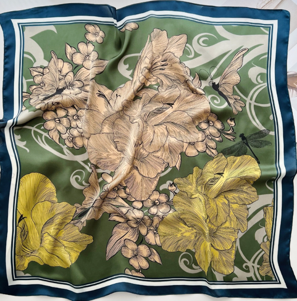 Foulard carré soie