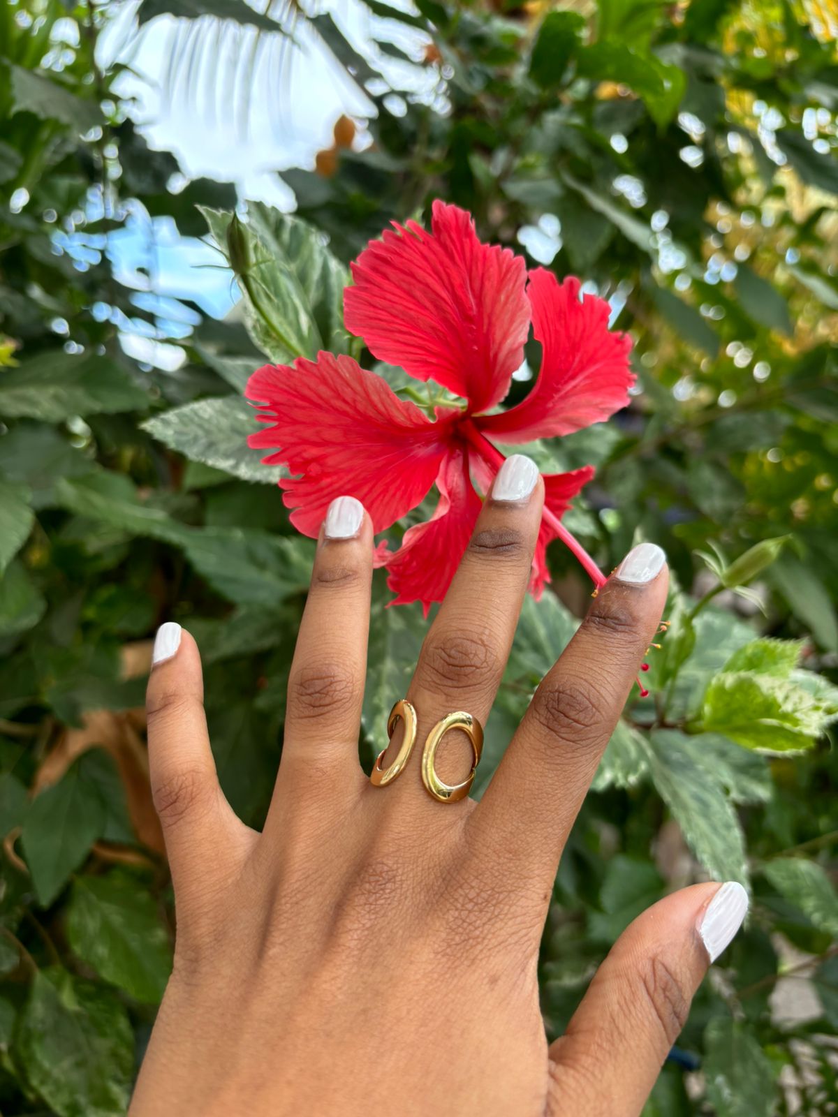 Bague Ouverte Cercles