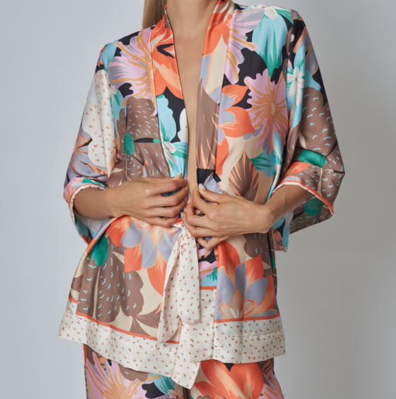 Kimono en satin